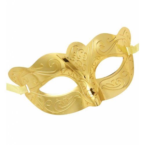 Oogmasker Metalic Goud