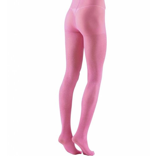 Panty 40Den Glitter Roze