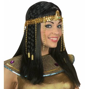 Egyptisch Hoofdstuk Met Parels