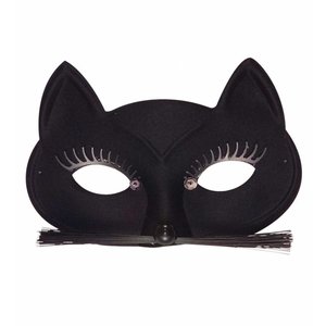 Oogmasker Zwarte Kat