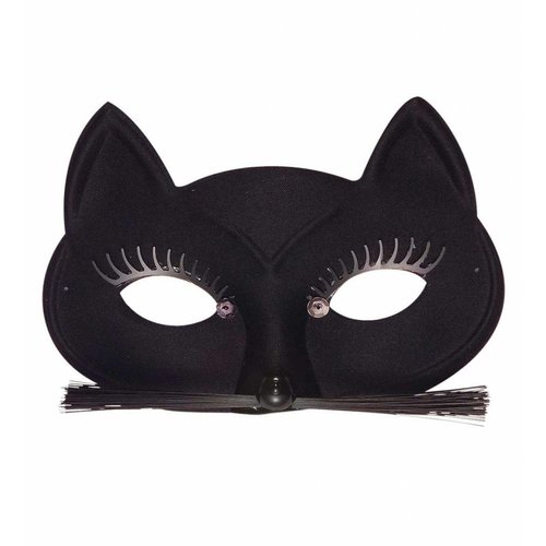 Oogmasker Zwarte Kat