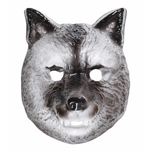 Plastic Kindermasker Wolf