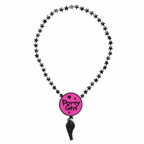 Ketting Met Fluitje "Partygirl"