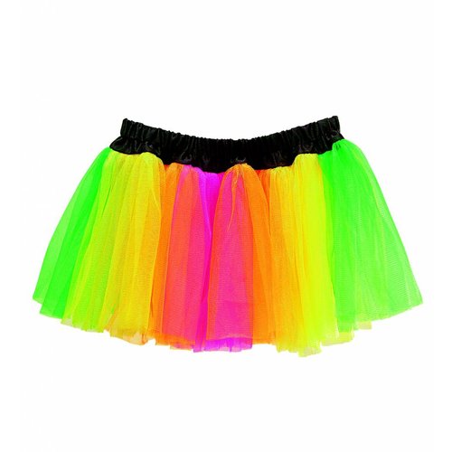 Widmann Tutu Meerkleurig Neon