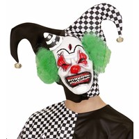 Widmann Halfgezichtmasker Killerclown Met Haar En Minihoed