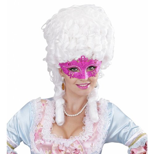 Oogmasker Venetie Met Stenen Roze