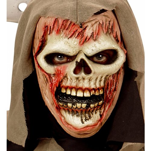 Widmann Zombie Magere Hein Kindermasker