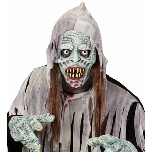 Masker Besmette Zombie Met Haar