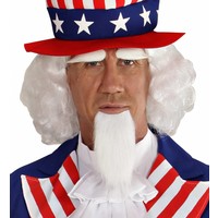 Widmann Pruik Uncle Sam Met Wenkbrouwen En Sik