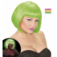 Pruik Valentina Neon Groen