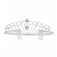 Widmann Tiara Zilver Strass