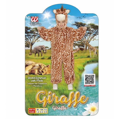 Widmann Jumpsuit Giraffe Met Kap En Masker