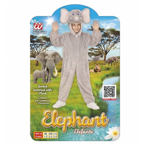 Widmann Olifant Onesie Kinderen