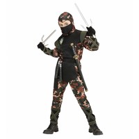 Widmann Super stoere Ninja Soldaat pak