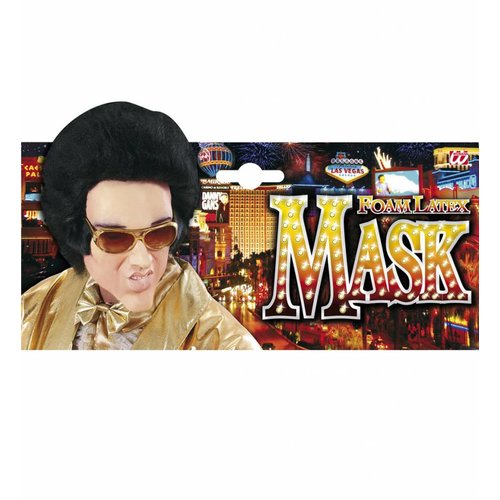 Masker Latex/Schuim King Of Rock Met Haar