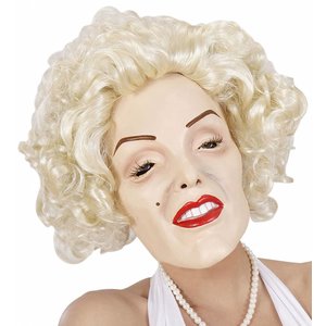 Masker Latex/Schuim Marylin Met Haar