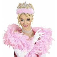 Widmann Tiara Met Roze Marabou