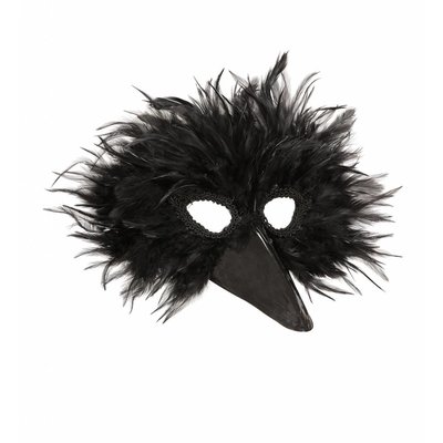 Veren Masker Vogel Zwart