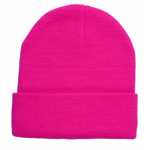 Beanie Neon roze