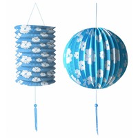 Widmann Decoratie Set Blauw/Wit