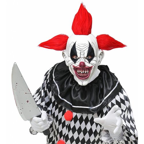 Widmann Horror Clown Masker Met Haar