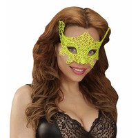 Widmann Oogmasker Kant Neon Geel