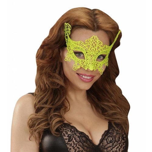 Widmann Oogmasker Kant Neon Geel