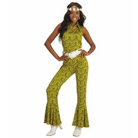 Widmann Groovy 70'S Dames Jumpsuit Behang