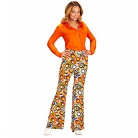 Widmann Groovy 70'S Dames Broek Luchtbellen