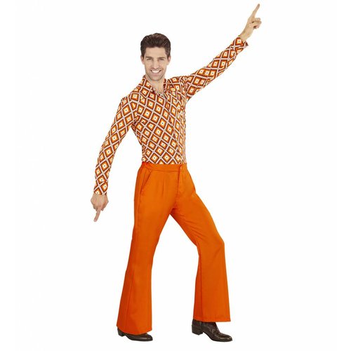 Widmann Groovy 70'S Heren Broek Oranje