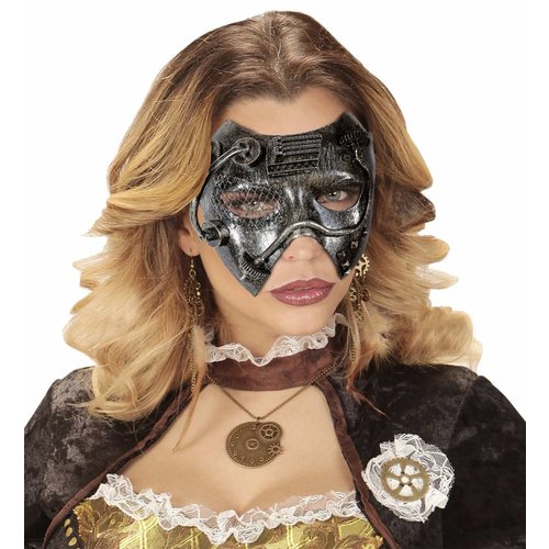 Widmann Steampunk Masker Zilver