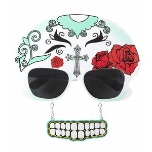 Bril Dia De Los Muertos Schedel