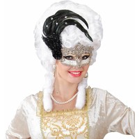 Gran Gala Masker Macrame Met Stenen En Veren