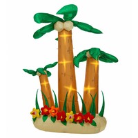 Set 3 Opblaasbare Palmbomen Met Licht 240Cm