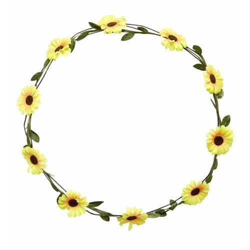 Hoofdband Gele Bloemen