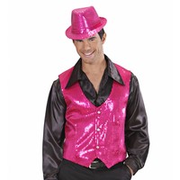 Widmann Pailletten Vest Man Roze