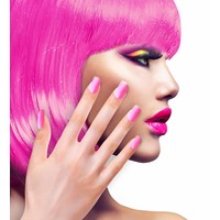 Widmann Nagels Airbrush Neon Roze