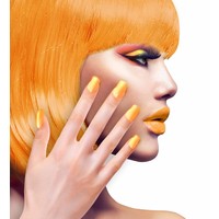 Widmann Nagels Airbrush Neon Oranje