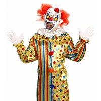 Widmann Killer Clown Masker Met Haar En Hoedje