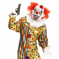 Widmann Killer Clown Masker Met Haar En Hoedje