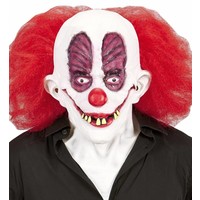 Widmann Masker Gekke Clown Met Haar Incl. Nek