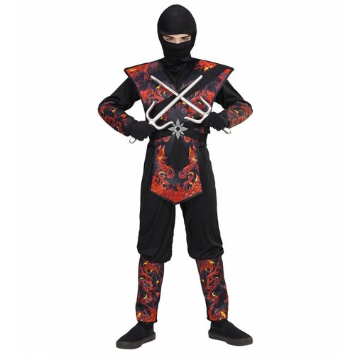 Widmann Ninja Vlammende Draak Kind