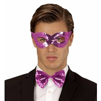 Widmann Oogmasker Pailletten Roze