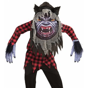 Weerwolf Kostuum Groot Hoofd