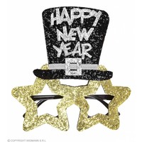 Widmann Bril Happy New Year Goud