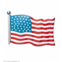 Pvc Vlag Usa 62X44Cm