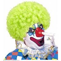 Clownpruik Krullen Groen