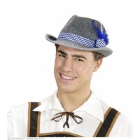 Beierse Fedora Met Blauwe Veren