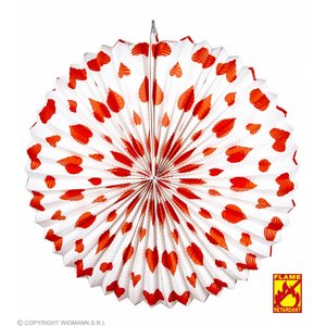 Rood Hart Lampion Ø 36 Cm