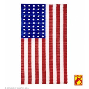Geplooide Vlag Usa 68X122Cm